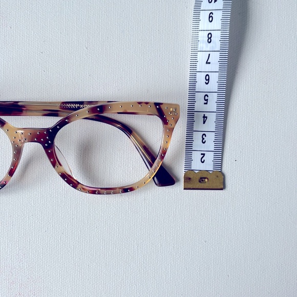 Prescription eyeglasses frame small tortoise cat-eye brown pink zenni - Picture 6 of 6